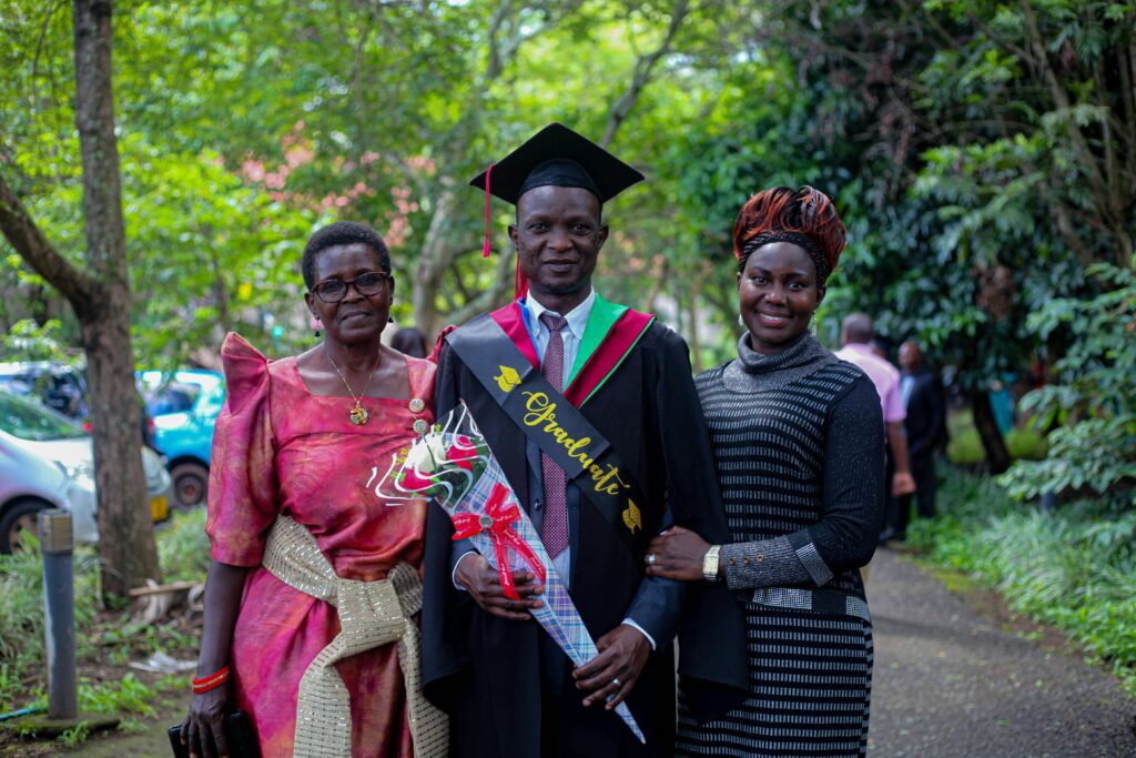 Portrait of Graduate and Women